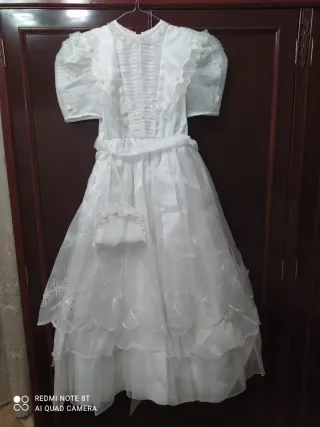 Vestido de Comunión Blanco Niña