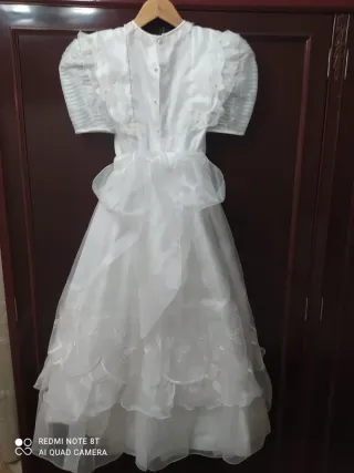 Vestido de Comunión Blanco Niña