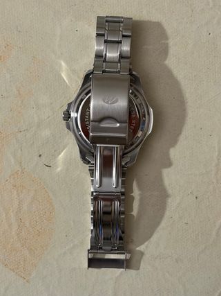 Reloj Marea Plateado Negro