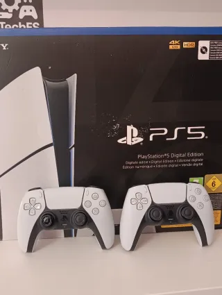 Pack PS5 Slim Digital + 2 Mandos DualSense