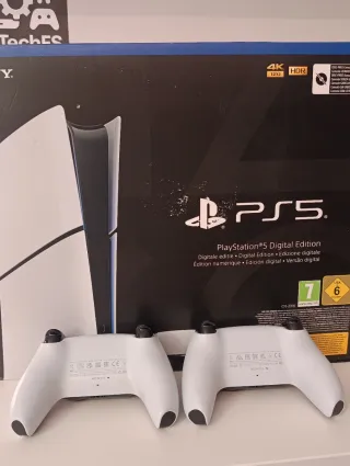 Pack PS5 Slim Digital + 2 Mandos DualSense