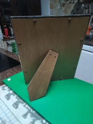 Manualidad Marco Vintage Perro y Muñeca