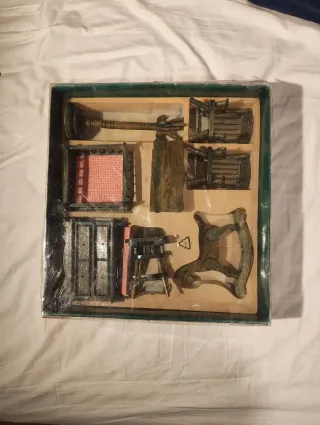 Set mobili miniatura casa bambole vintage