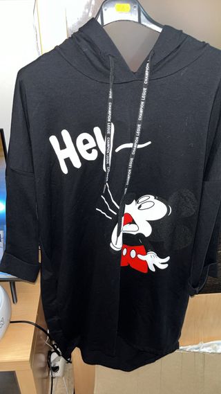 Vestido Negro Talla Única Minnie