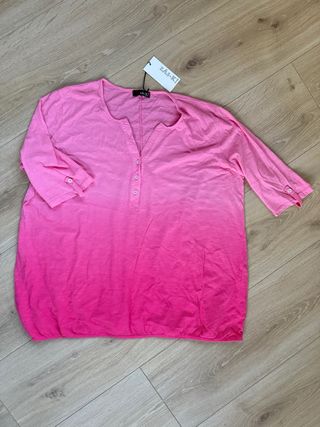Blusa desteñida sin estrenar 4XL