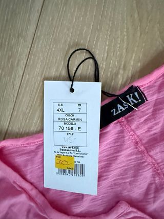 Blusa desteñida sin estrenar 4XL