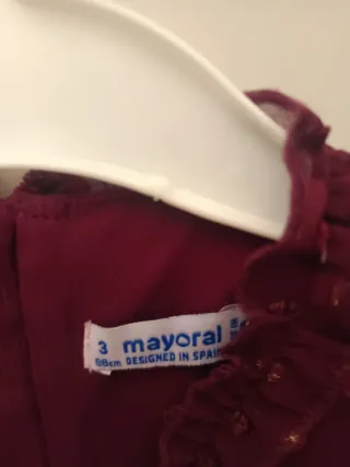 Vestido niña Mayoral talla 3