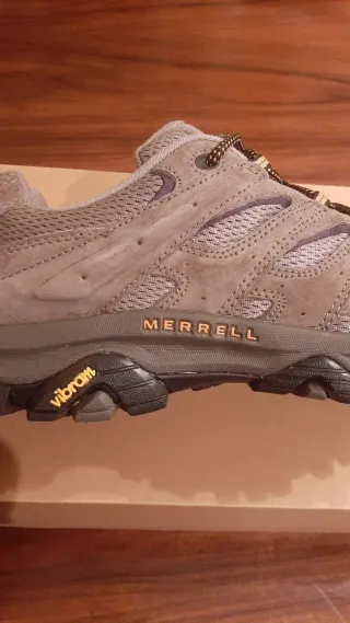 Zapatos de senderismo Merrell hombre beige/gris