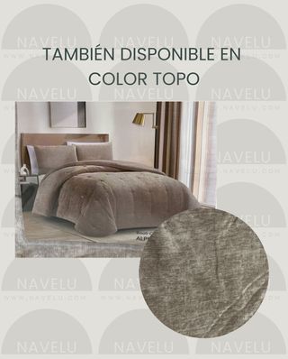 Bouti Chenilla Azul para Cama 105/135