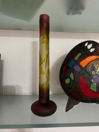 Jarrón Galle firmado antiguo