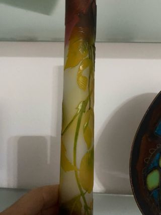 Jarrón Galle firmado antiguo