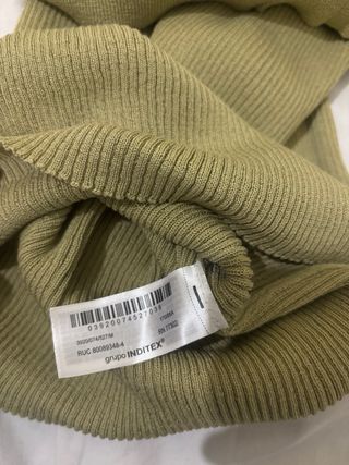 Jersey Zara verde oliva