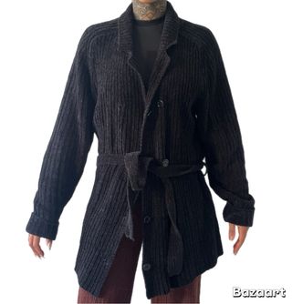 Maglione lungo grigio scuro