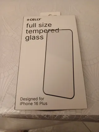 Vetro temperato Celly Full Size iPhone 16 Plus