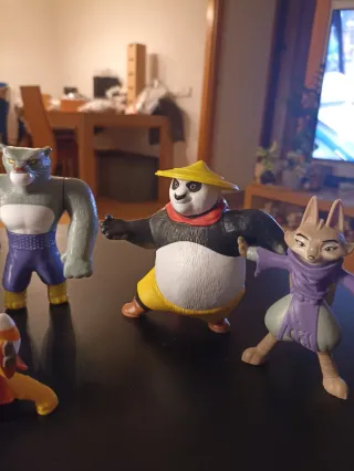 6 Figuras Kung Fu Panda