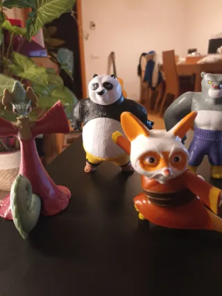 6 Figuras Kung Fu Panda