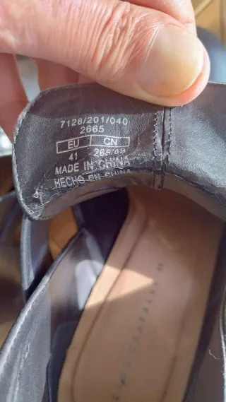 Botines Zara Mujer Negros Tacon Plataforma Hebilla