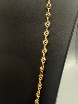 Ref 520  Cadena Oro Italiano 18k Grano de Café