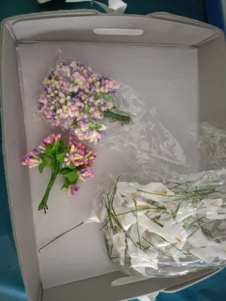 Flores pequeñas para manualidades