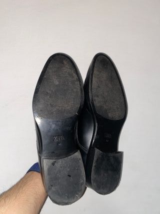 Zapatos de vestir Zara negros talla 44