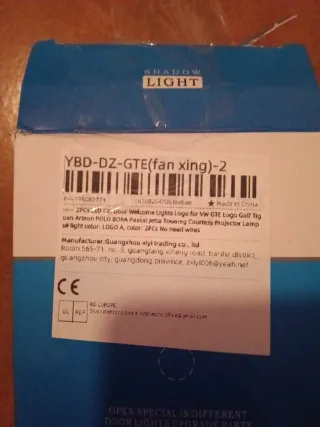 Luces LED Puerta Logo VW GTE Golf Tiguan