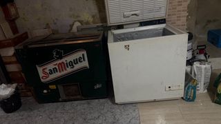 Botellero San Miguel Grande y congelador