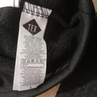 Sudadera térmica negra con capucha TEX Talla L
