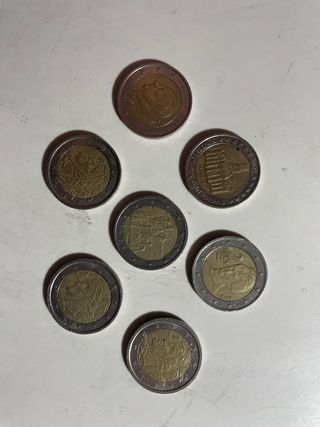 Lote 7 monedas coleccionables