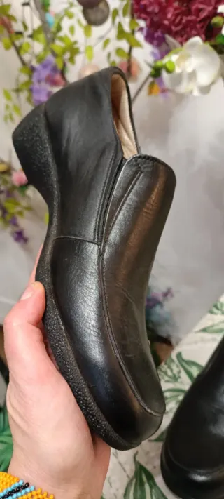 Mocasines de piel negros