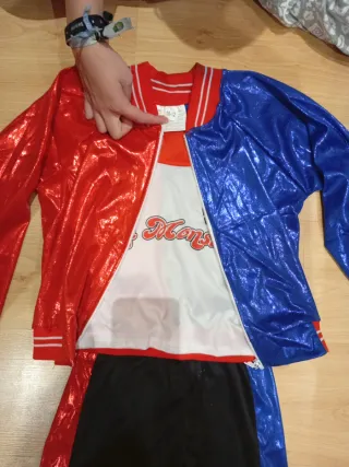 Disfraz Harley Quinn Talla S, para niñ@ de 10 años