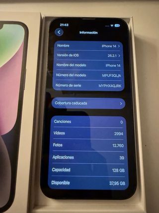 iPhone 14 128gb Midnight