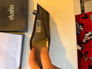 Cartera de piel Dustin marrón