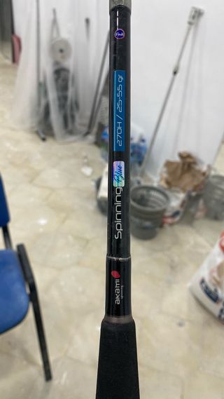 Caña de pescar Akami Spinning Blue 270H.