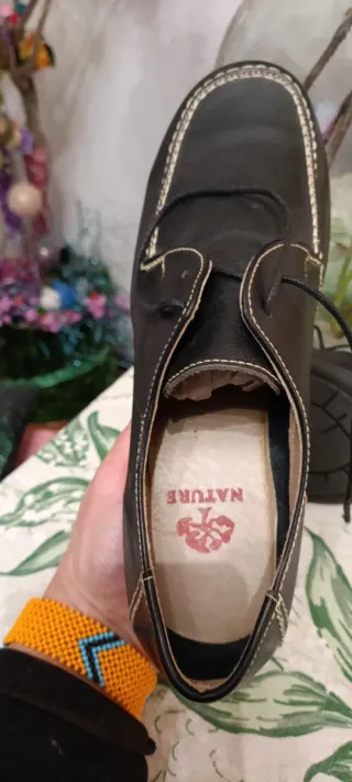 Mocasines NOTON negros talla 38