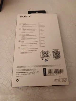 Cover Celly Trasparente iPhone 16 Plus