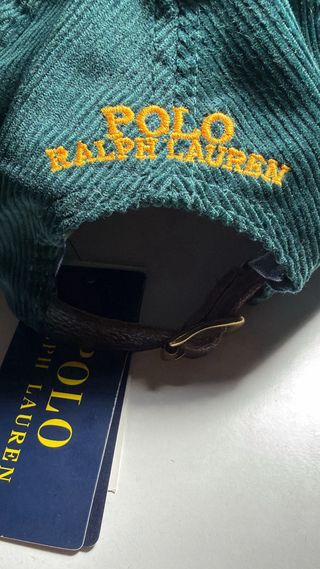 Gorra Polo Ralph Lauren Verde pana