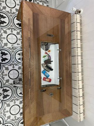 Mesa mueble máquina de coser