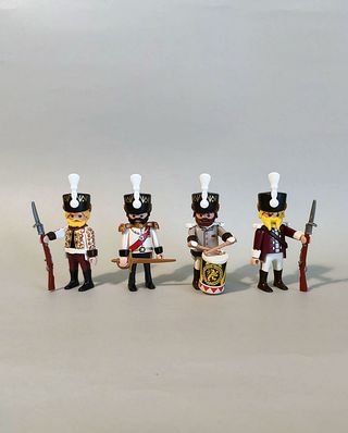 Playmobil 4 Soldados Época Napoleónica