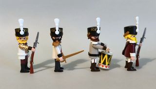 Playmobil 4 Soldados Época Napoleónica