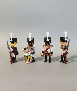 Playmobil 4 Soldados Época Napoleónica