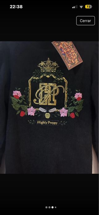 Vestido negro Highly Preppy