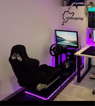 Estructura Simulador Cockpit + Asiento de