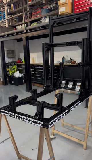 Estructura Simulador Cockpit + Asiento de