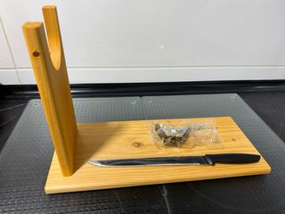 Jamonero y cuchillo de corte NUEVO