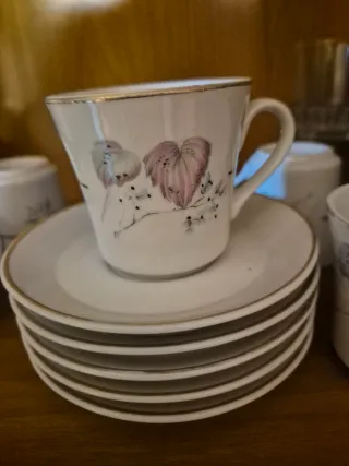 Juego de café de porcelana