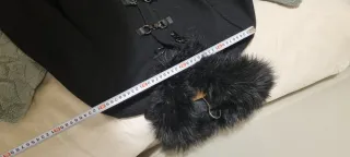 Abrigo Morgan Negro Mujer Tipo Trenca