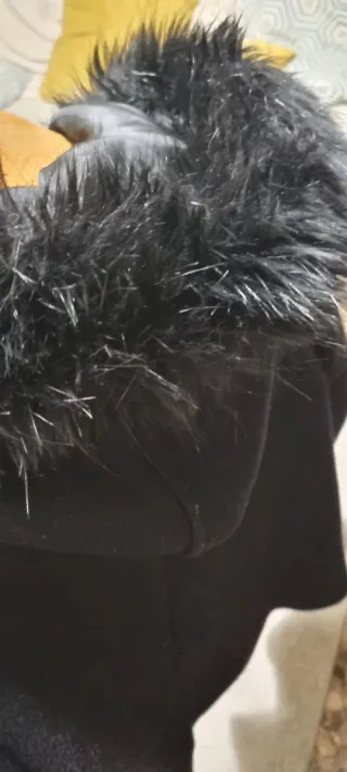 Abrigo Morgan Negro Mujer Tipo Trenca