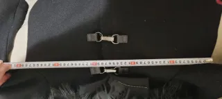 Abrigo Morgan Negro Mujer Tipo Trenca