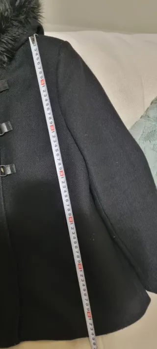 Abrigo Morgan Negro Mujer Tipo Trenca