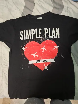 Camiseta Simple Plan Jet Lag Talla XS